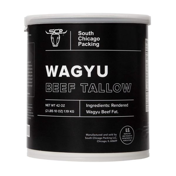 South Chicago Packing Wagyu Beef Tallow, 42 Ounces, Paleo-friendly, Keto-friendly, 100% Pure Wagyu