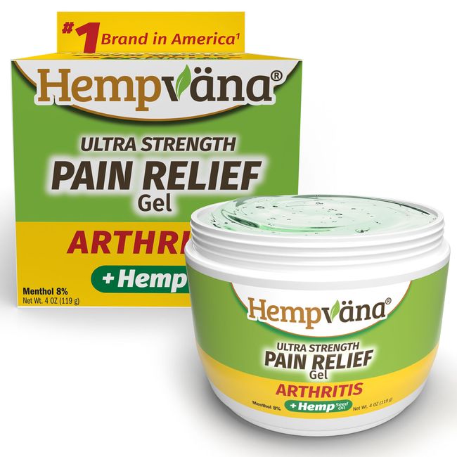Hempvana Arthritis Pain Relief Gel, Formulated to Target and Relieve Pain Fast
