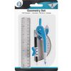 4 PIECE GEOMETRY SET SCHOOL COLLEGE UNIVERSITY