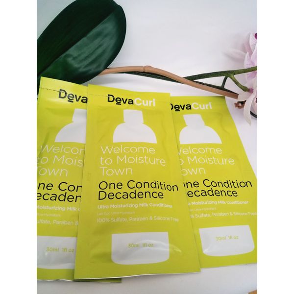 Deva Curl Decadence Zero Lather Ultra Moisturizing Milk Conditioner 1oz  ( 3ea )