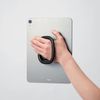 Elecom TB-STRHA01BK Tablet Ring, Finger Ring, Stand, Drop Prevention, Back Attached, 360 Degree Rotation, Black