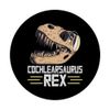 Deaf Pride Cochlear Implant Dinosaur Trex Cochlearsaurus Rex PopSockets Standard PopGrip