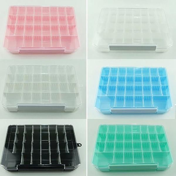 Nail 30 compartment case 30 hole case empty case organizer separate case