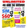H2O $60 ACTIVATION ⭐ SIM AND 1ST MONTH ⭐ UNLIMITED TALK TEXT AND DATA ! ⭐