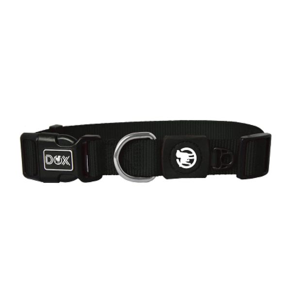 DDOXX Nylon Dog Collar - Strong and Adjustable Collars Dogs - XS (Black), tree collar