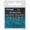 Drennan Wide Gape Pellet Hooks - Barbless Size 10