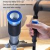 Woodworking Right Angle, Chisel Handheld Multipurpose Percussive Angle Chisel Chrome Vanadium Steel TPR Handle Square Corner Chisel for Slotting Cutting