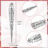 CLFYOU Women Long Nail Ring Cosplay Armor Ring Long Nail Ring Openwork Fake Nail Ring Fake Nail Ring Finger Decoration Finger Nail Nail Women DIY Nail Art Accessories Halloween Costume Gift