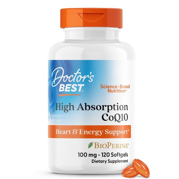 Doctor's Best High Absorption Coq10 120 Count Antioxidant Energy Support
