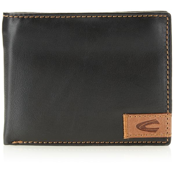 camel active Men's Wallet 128-703 black Size:12,5x2x9,5