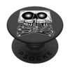 Cassette Tape Skull Blackwork PopSockets Swappable PopGrip
