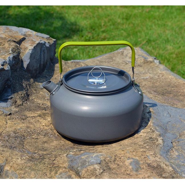 Outdoor Camping Kettle Large Capacity Portable Aluminum Kettle For Camping  Tea Pot