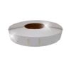 White 1" Wafer Tab Seals (No Perf) 5000 tabs per roll (1 Roll Per Box)