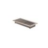 Brown Steel Floor Register Vent Diffuser, Close Damper, Fits 4"x10" Duct Opening