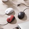 Elecom M-BL28UBKBK Wired Mouse 5 Button Rubber Grip Antibacterial Black