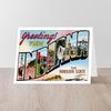 CafePress Indiana Postcard Folded Greeting Card Matte