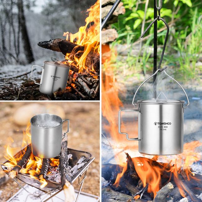 Camping Kettle Outdoor Camping Portable Hanging Kettle Tourist