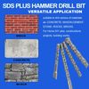 SDS-Plus Drill Bit 5/32"x6" Rotary Hammer Bit Carbide Tip Drill Concrete-5Pcs