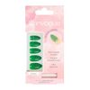 Invogue Venom Green Oval Nails (24 Pieces)