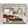 Handmade | Wooden Christmas Napkin Holder | Small | Table Decoration | Flat Pack Version