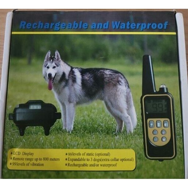 Dog Pet Training Collar Rechargeable Remote Control Waterproof