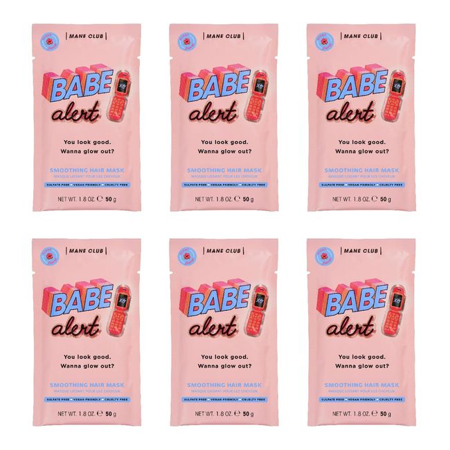 MANE CLUB Babe Alert Deep Conditioner, cruelty free, vegan, no sulfates or parabens — Pack of 6