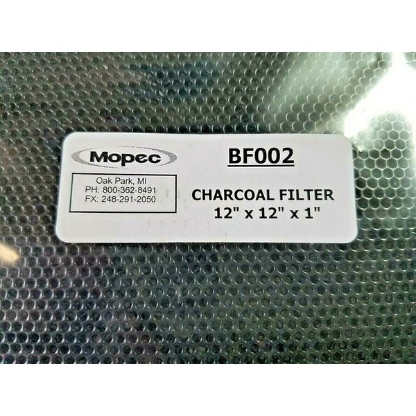 Mopec BF002 Charcoal Filter 12"x12"x1"