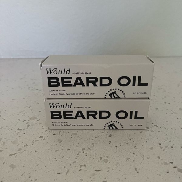 Would Barstool Beard Oil Pack of 2- 1 fl oz NIB