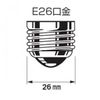 Panasonic RF100V36W/D_set Reflex Light Bulb (Indoor) 100V 40 Shape E26 Base 62mm Diameter 20 Pack
