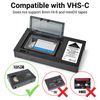 Nedis VHS Converter - Conversion: VHS-C to VHS - Plug and Play - Black