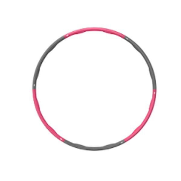 Gojin One Touch Hula Hoop, Pink + Gray, 1200g