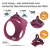 curli Vest Harness, Clasp, Air Mesh, Ruby, 3XS