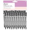 Diane Duck Bill Hair Clips, Silver, 24-pack