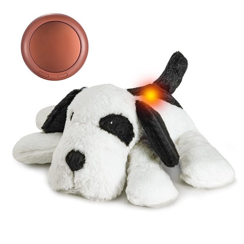 Moropaky Heartbeat Toy Warm Heat Heartbeat Stuffed Animal for Dog ...