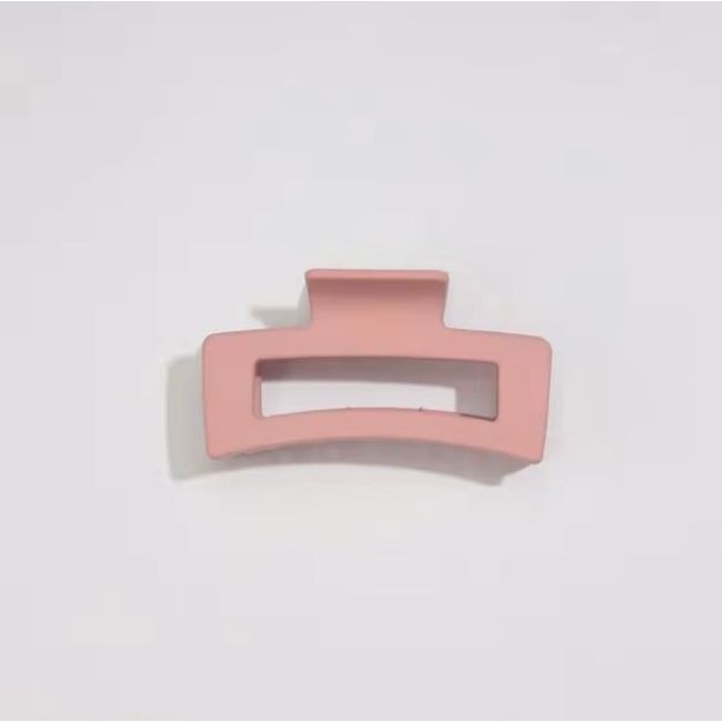 Soft Pink Square Claw Hair Clip