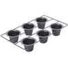 Chicago Metallic Professional 6-Cup Popover Pan with Armor-Glide Coating, Silver