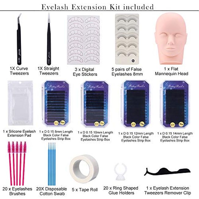 Microblading Practice Kit with Skin, Eyebrow Tattoo Kit, Flat Mannequin  Head Lip Makeup with Eyebrow Blade Pen, Pigment Ink Ring, Training Practice