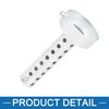 A ABSOPRO Motorcycle Exhaust Muffler Pipe Replacement 60mm Silver Tone