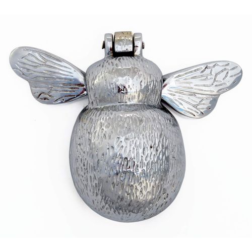 Heritage Casting Chrome Bumble Bee Door Knocker