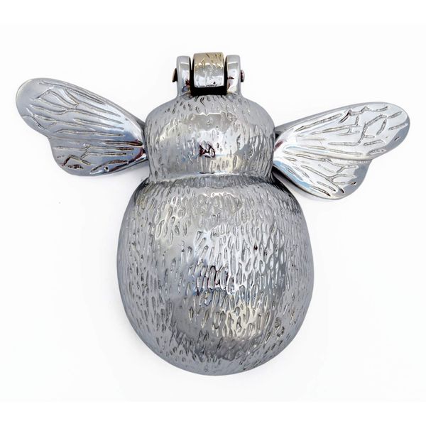 Heritage Casting Chrome Bumble Bee Door Knocker