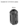 Rebower Clip-on Ferrite Ring Core- 5mm / Black / 5pcs