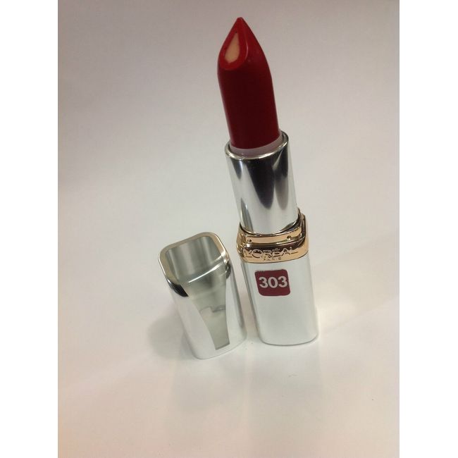 L'OREAL COLOUR RICHE SERUM LIPCOLOUR LIPSTICK ( #303 Royal Red ) NEW.