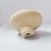 Btibpse 4 Pack Large Wooden Drawer Knobs 3 Inch Big Round Wood Cabinet Knobs Pulls Unfinished Beech Wood Round Knobs for Kitchen Cabinets Drawer, Cabinet Handles