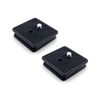 JZK 2 pcs Camera Quick Release Plate Head Screw Mount Adapter for Universal Tripod