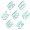 High Toughness Professional Toothpicks Sticks Dental Floss Picks 20 Picks Threader Flosser with 2 Storage Cases, flossing for Family,Hotel,Travel (7 Green)