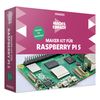 FRANZIS 67219 – Easy Maker Kit for Raspberry Pi 5 – Perfect for Beginners, White