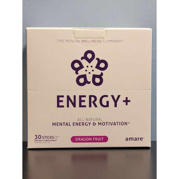 Amare Global Energy+ Dragon Fruit 30 Sticks - New in Box! Exp 9/2025