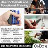 CanDo 10-0741 Digi-Flex Hand Exerciser, Finger 3.0 lb/Hand 10.0 lb, Red-Light
