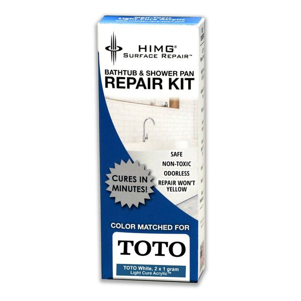 TOTO Bathtub Repair Kit Sink Repair Kit Porcelain Repair Kit Chip Repair WHITE