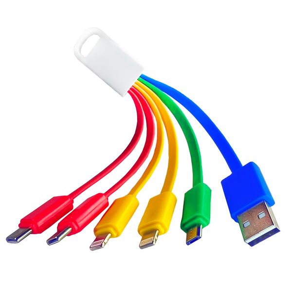 5 In 1 Charging Cable ǀ Multipurpose ǀ Universal Charging Adapter Cable for multi iPhone and Android | 2x USB C ǀ Fast Charge